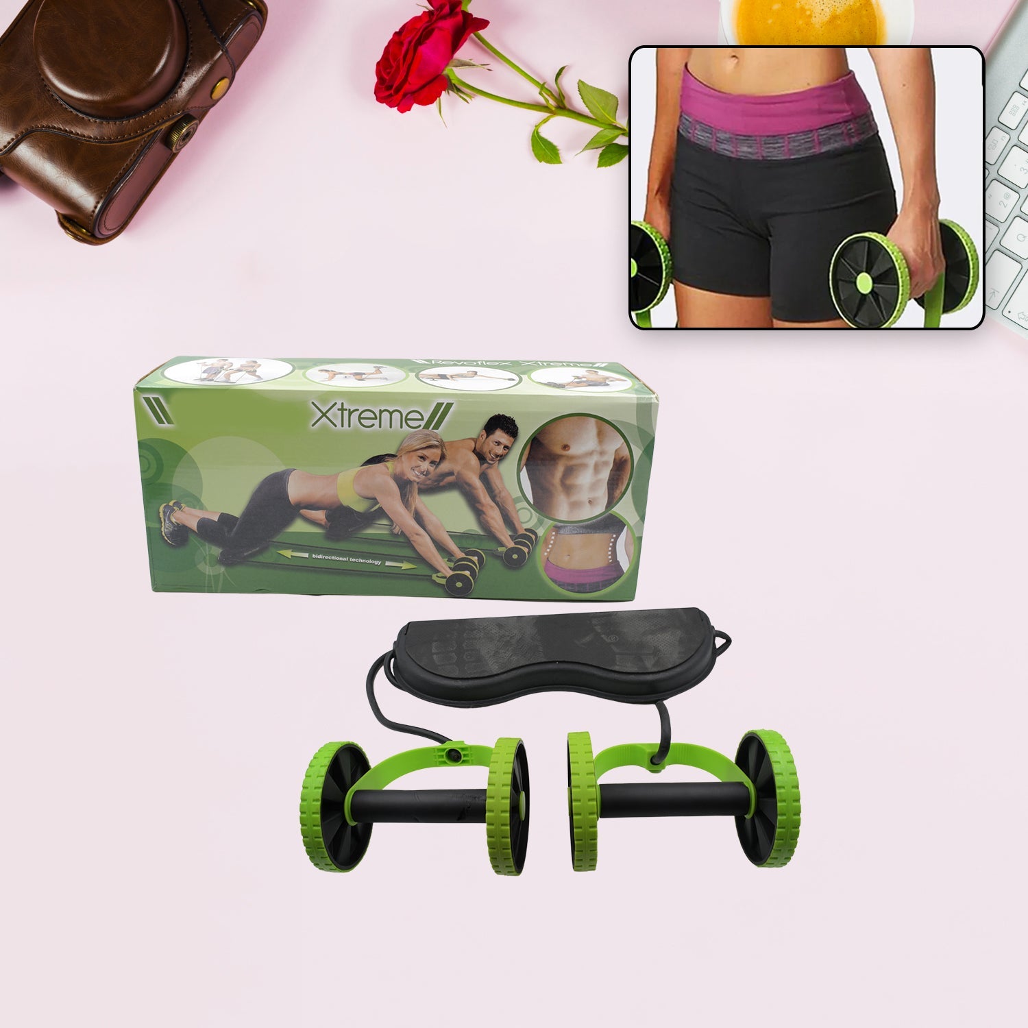 Ab builder fitness tool for home gym workouts and body building