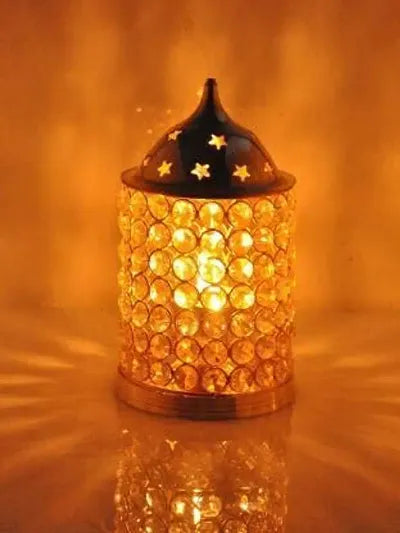 Crystal Akhand Jyot Diya || Crystals Oil Lamp Lantern for Diwali