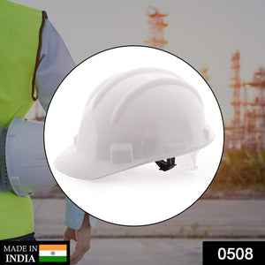 the safety helmet, highlighting its anti-smashing features and robust construction