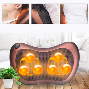 Comfortable massage pillow for neck and back.