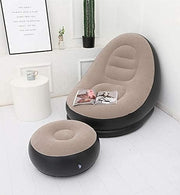 Lazy Sofa Inflatable Chair Bed Portable & Comfy Lounger for Indoors & Outdoors 🛋️