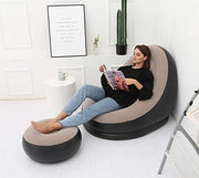 Lazy Sofa Inflatable Chair Bed Portable & Comfy Lounger for Indoors & Outdoors 🛋️