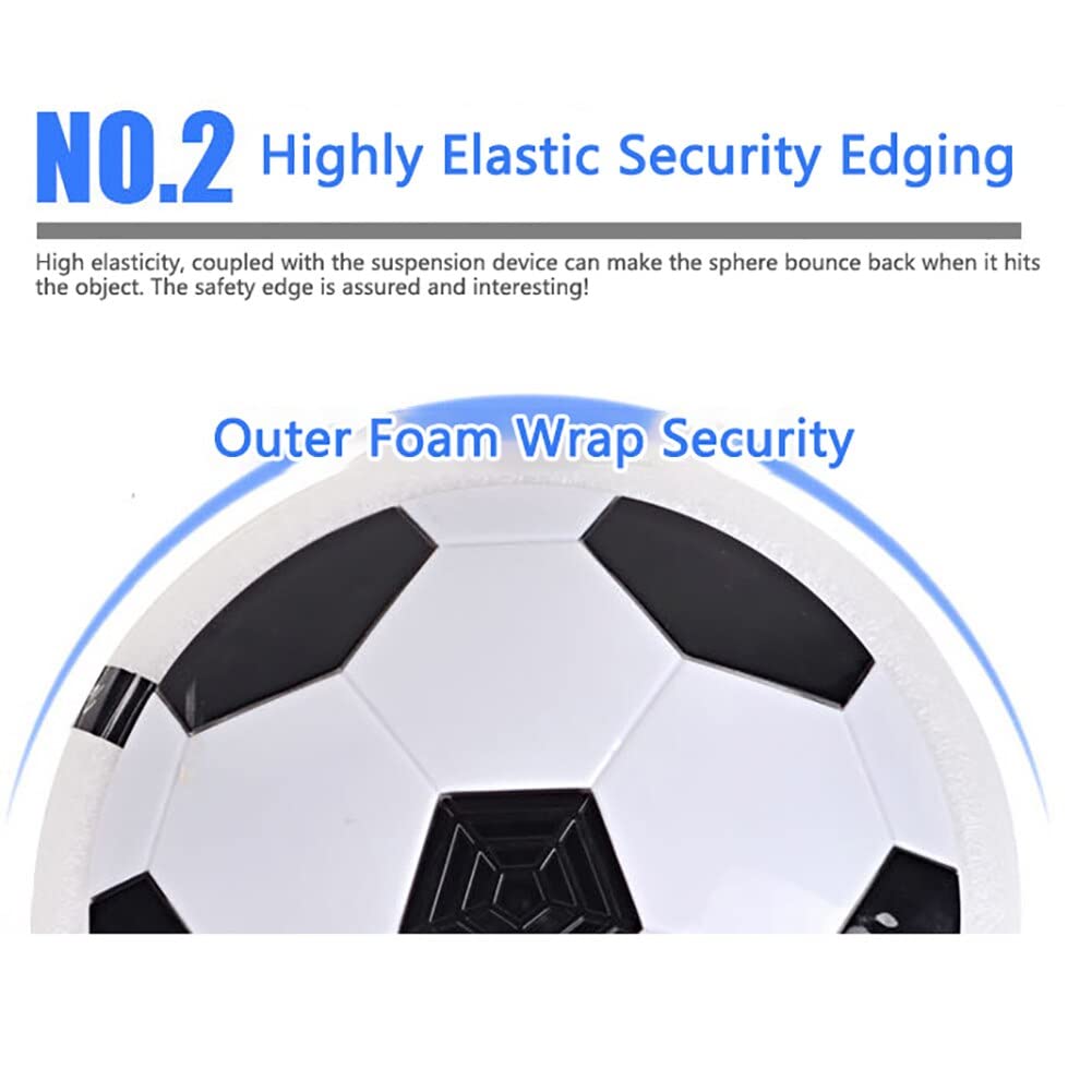 Hover Soccer Ball ⚽️ LED Light-Up Air Power Football for Indoor Fun & Games