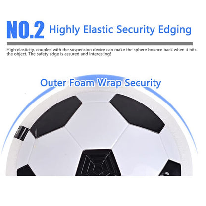 Hover Soccer Ball ⚽️ LED Light-Up Air Power Football for Indoor Fun & Games