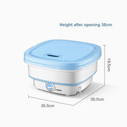 Mini Portable Washing Machine Foldable & Compact Washer for Travel, Camping & Small Spaces 🧺