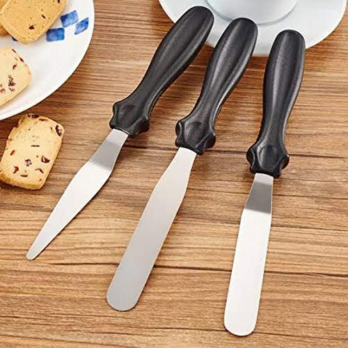 Set of 3 multi-function cake icing spatulas