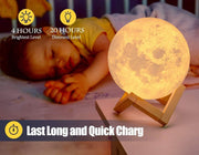 3D Moon Lamp - 16 Colors with Remote & Touch Control 🌙