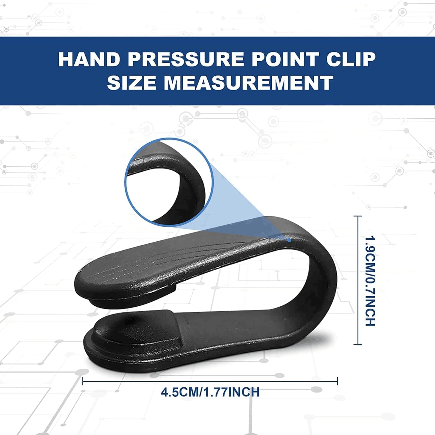 Acupressure Point Clip: Natural Relief for Headaches, Migraines, and More 🖐️