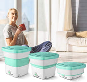 Mini Portable Washing Machine Foldable & Compact Washer for Travel, Camping & Small Spaces 🧺