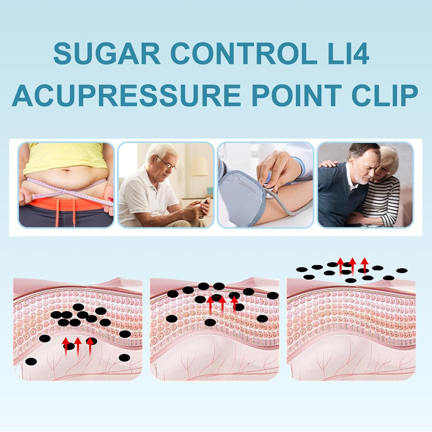 Acupressure Point Clip: Natural Relief for Headaches, Migraines, and More 🖐️