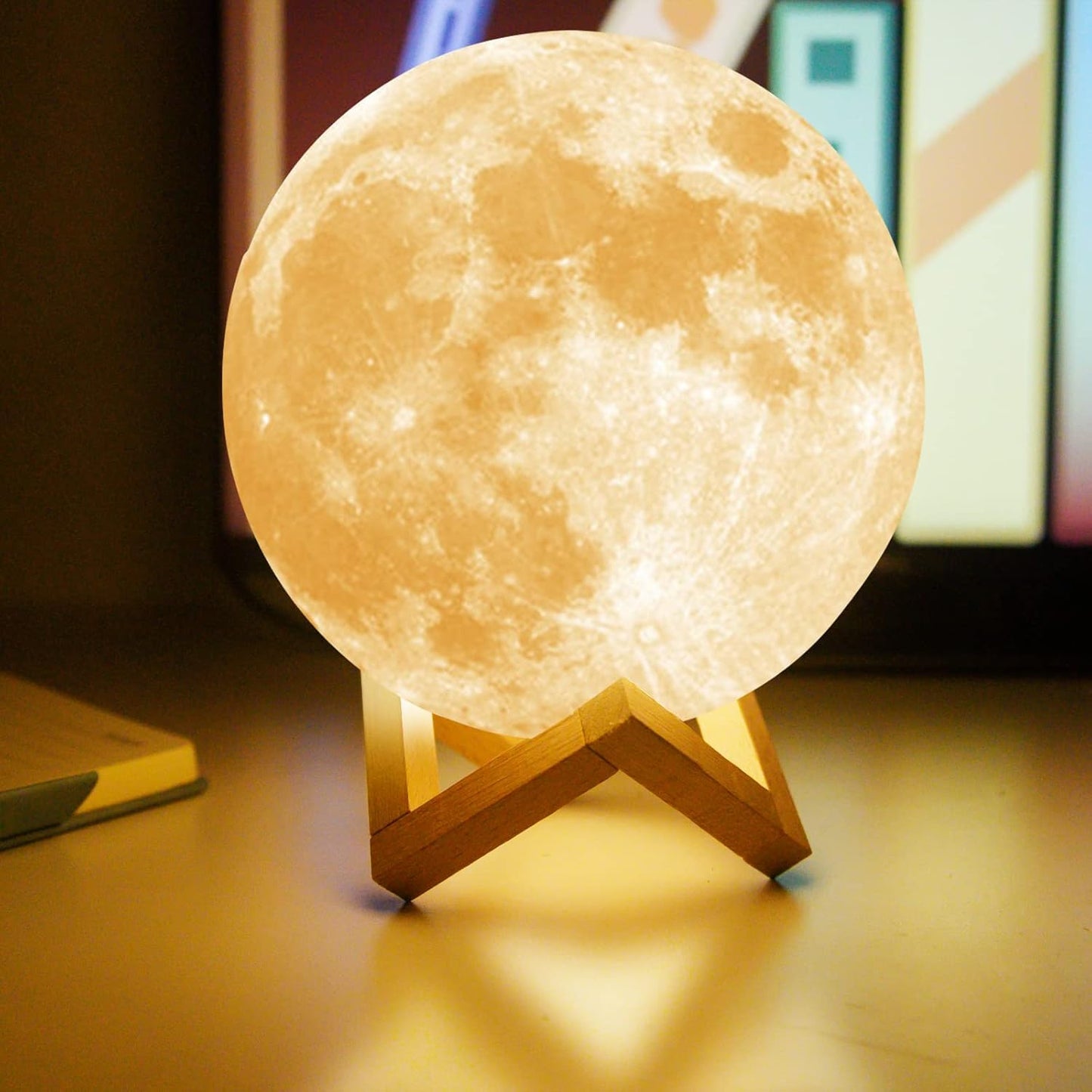 3D Moon Lamp - 16 Colors with Remote & Touch Control 🌙