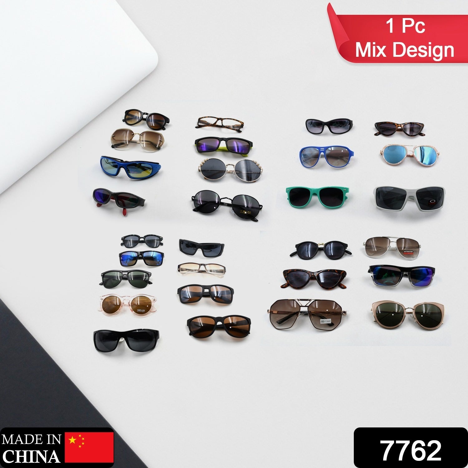 Colorful sunglasses for men and women.