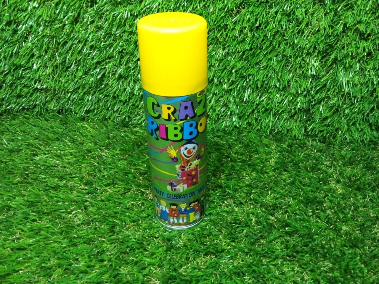 Party crazy ribbon spray for indoor and outdoor fun at events