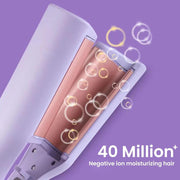 A hair styler with adjustable temperature settings for different hair types.