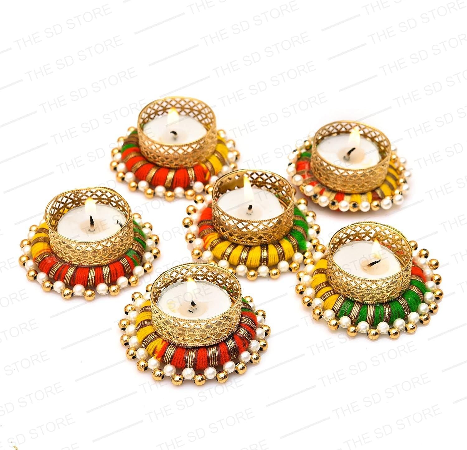 Pooja Decorative Candle (Set of 4)