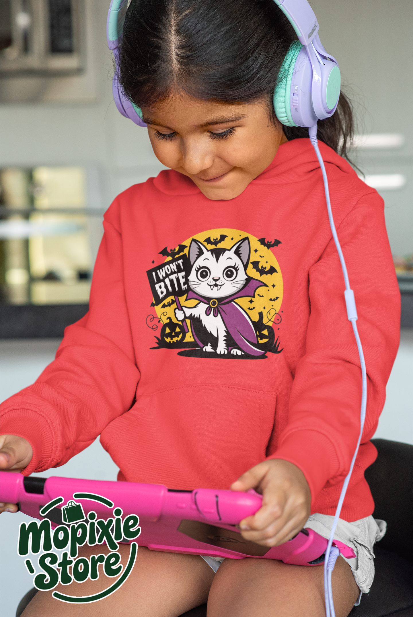 Kids "I Won't Bite" Sweatshirt - Playful Comfort for Your Little One! 🧒👧