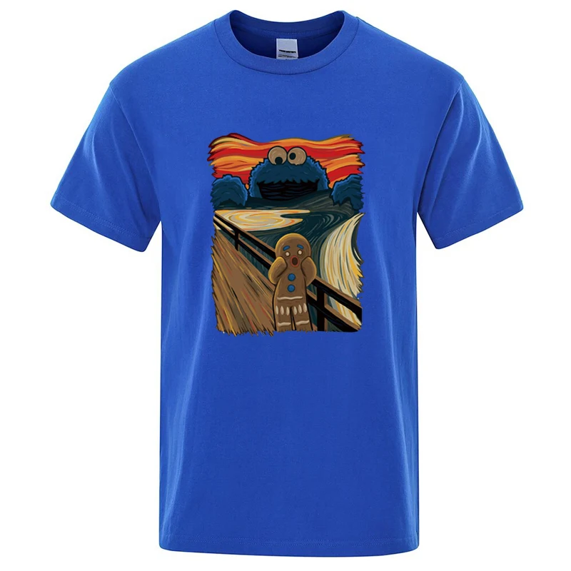 Summer Men'S High Quality T-Shirt 100% Cotton Short Sleeve Print Casual Loose Men T Shirt O-Neck Male T-Shirt Male Tees For Men Summer Men'S High Quality T-Shirt 100% Cotton Short Sleeve Print Casual Loose Men T Shirt O-Neck Male T-Shirt Male Tees For Men - Image 4