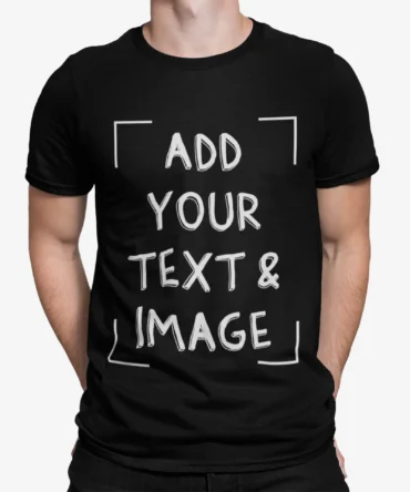 Mopixie Store S6993321B367D47488Ce187D825Ada846S Custom T-Shirt With Your Photo Text Image Front Printing Crew Neck Men Women Short Sleeve Shirt Gift Ship From Us