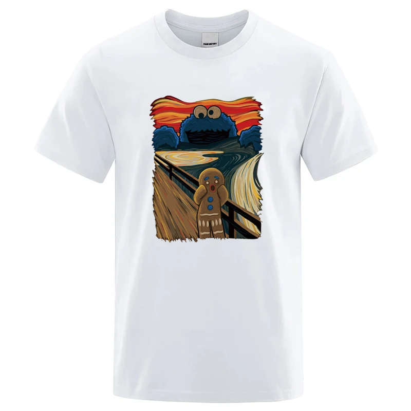 Summer Men'S High Quality T-Shirt 100% Cotton Short Sleeve Print Casual Loose Men T Shirt O-Neck Male T-Shirt Male Tees For Men S92957F1A2C274613898Befc57C6Dbc03N Summer Men'S High Quality T-Shirt 100% Cotton Short Sleeve Print Casual Loose Men T Shirt O-Neck Male T-Shirt Male Tees For Men - Image 7