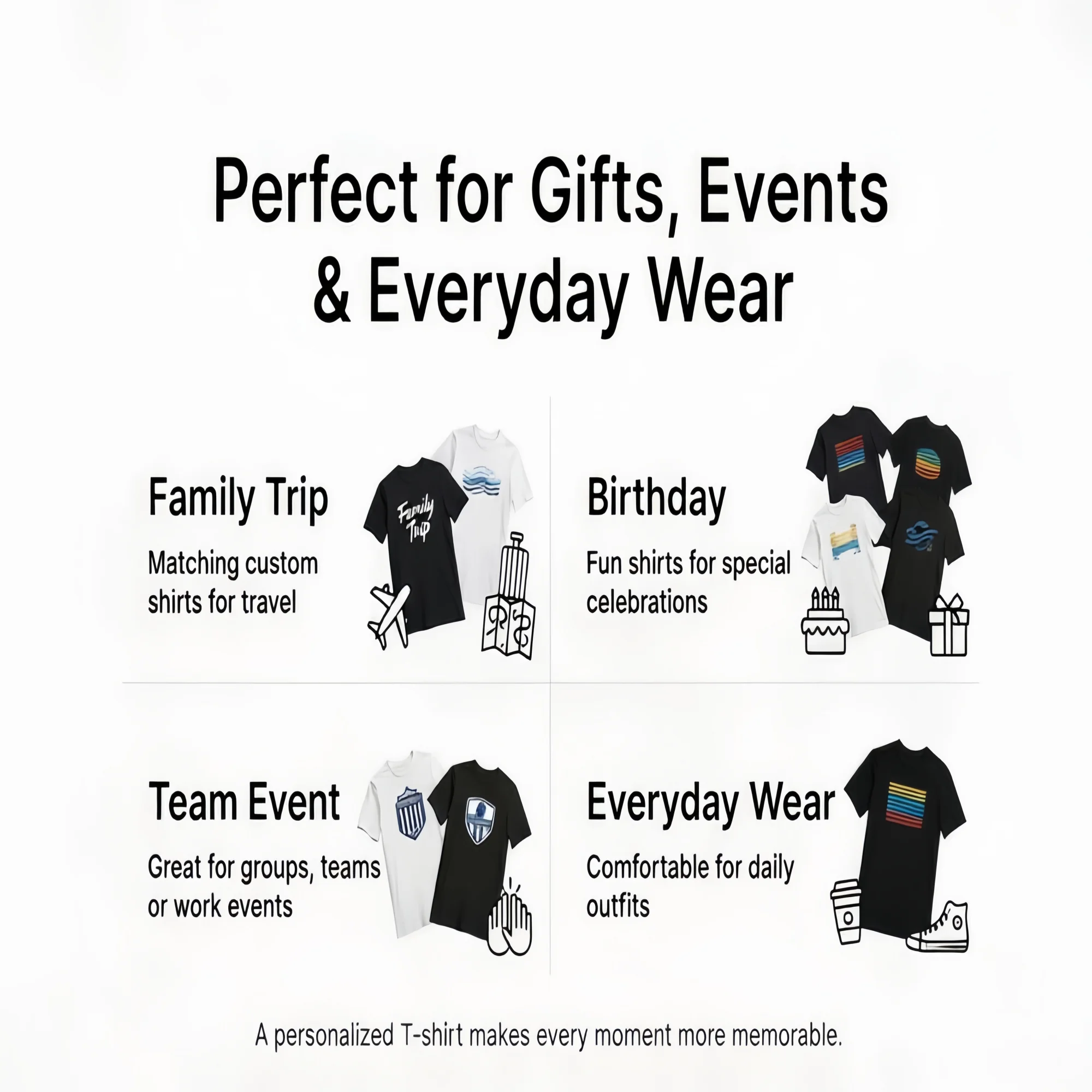 Custom T-Shirt For Men Women, Personalized Photo Logo Text Tee, Front Back Print, Cotton Shirt Printed In Usa Sa94D57318Be9441Fbb1E573995F18B334 Custom T-Shirt For Men Women, Personalized Photo Logo Text Tee, Front Back Print, Cotton Shirt Printed In Usa - Image 5
